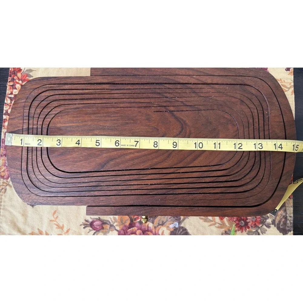 Woodcraft Arts COLLAPSIBLE FOLDING BREAD BASKET